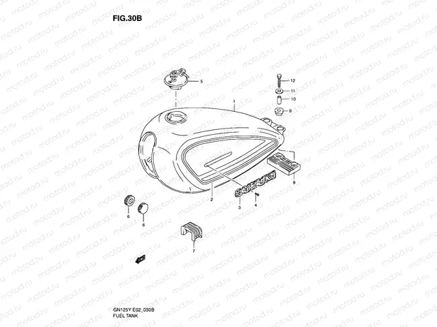 30B - FUEL TANK (MODEL Y)