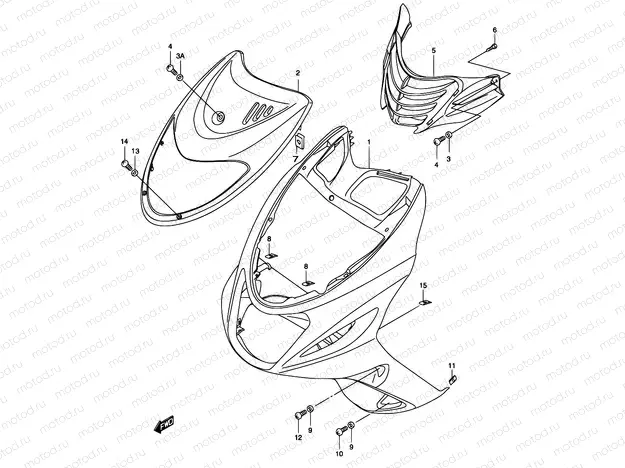 30C - FRONT LEG SHIELD (MODEL K4)