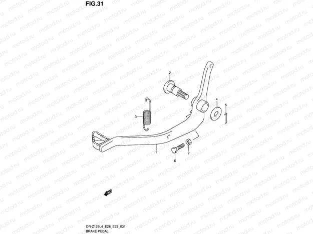 31 - BRAKE PEDAL