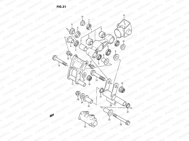31 - CUSHION LEVER