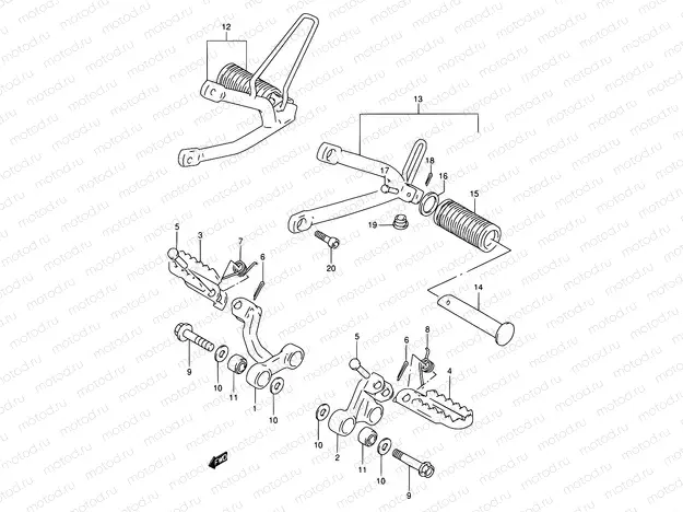 31 - FOOTREST
