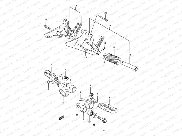 31 - FOOTREST