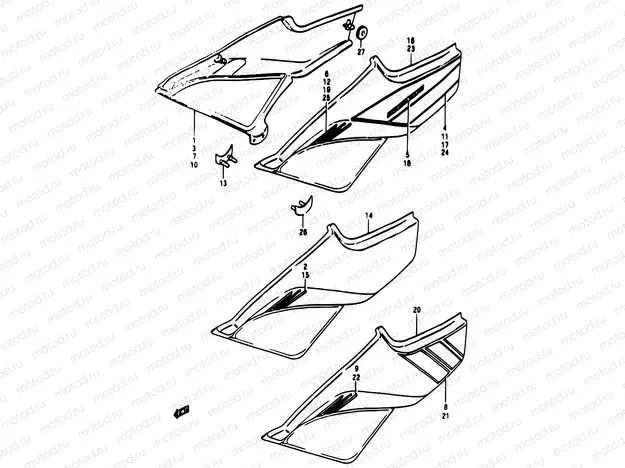 31 - FRAME COVER (MODEL D/E/F/G)