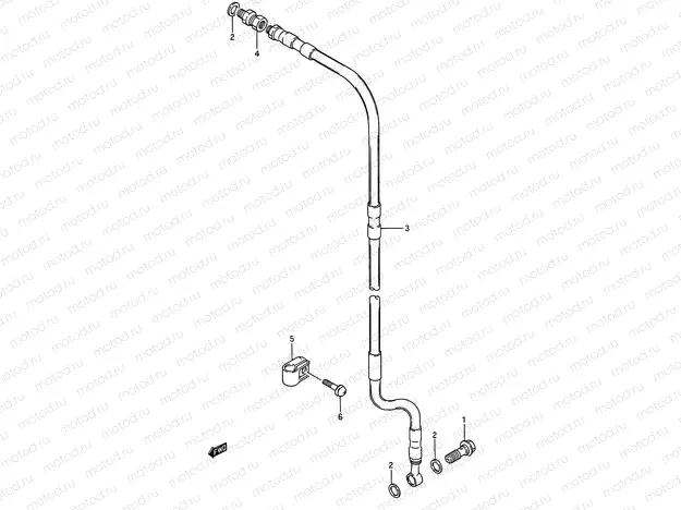 31 - FRONT BRAKE HOSE