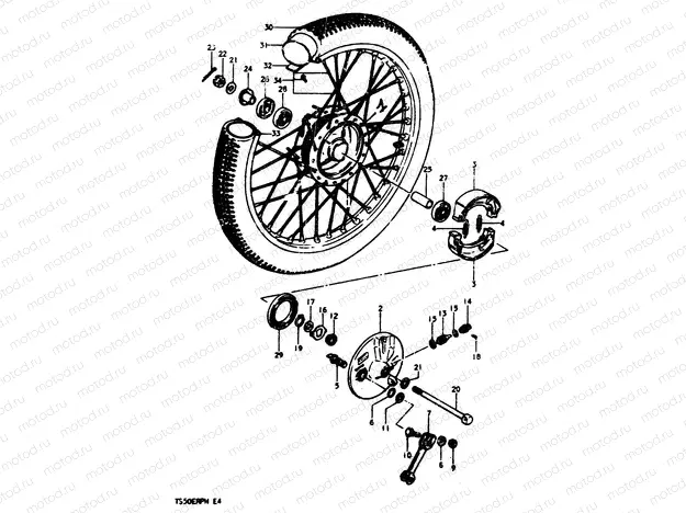 31 - FRONT WHEEL