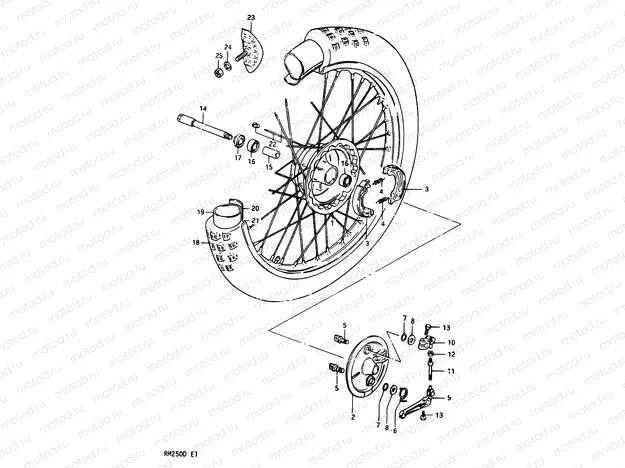 31 - FRONT WHEEL MODEL D