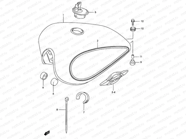 31 - FUEL TANK (MODEL K2)