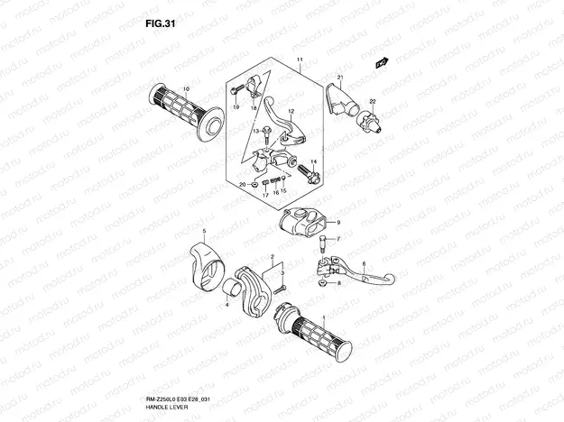31 - HANDLE LEVER
