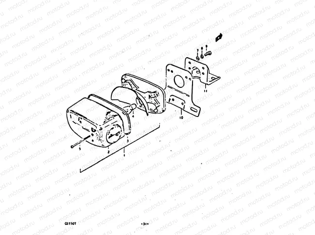 31 - REAR COMBINATION LAMP