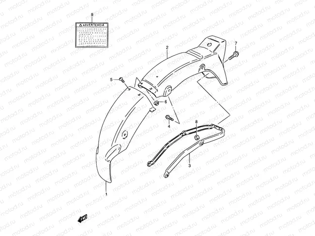 31 - REAR FENDER