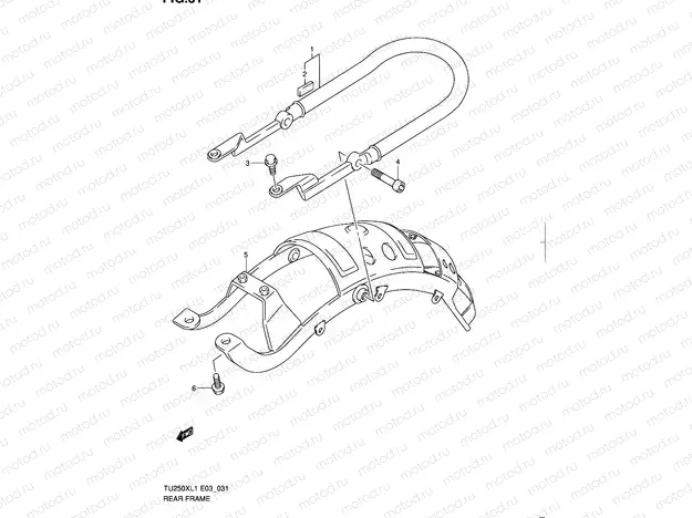 31 - REAR FRAME