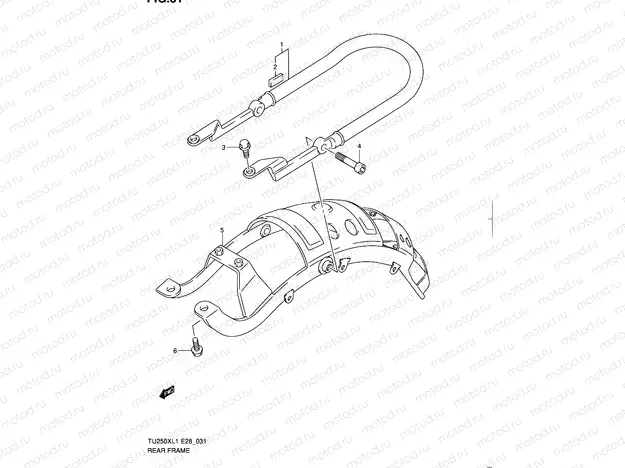 31 - REAR FRAME
