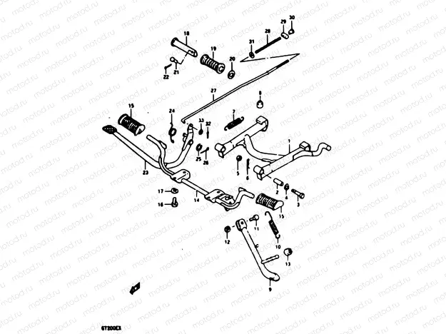 31 - STAND - REAR BRAKE