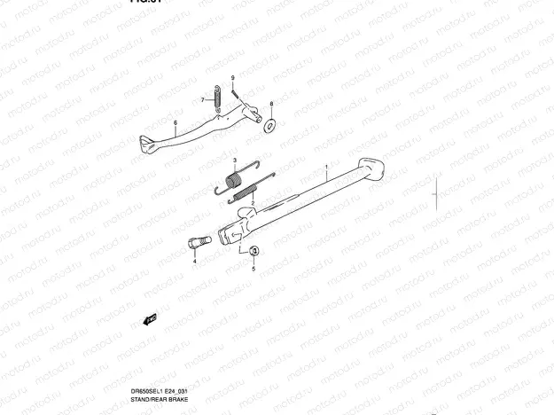 31 - STAND - REAR BRAKE