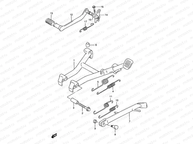 31 - STAND - REAR BRAKE