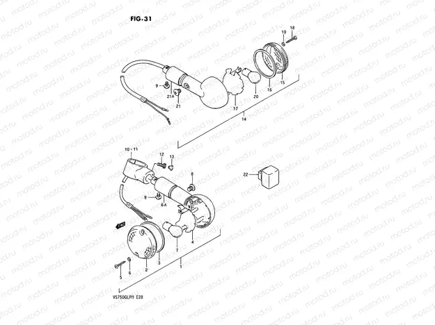 31 - TURN SIGNAL LAMP