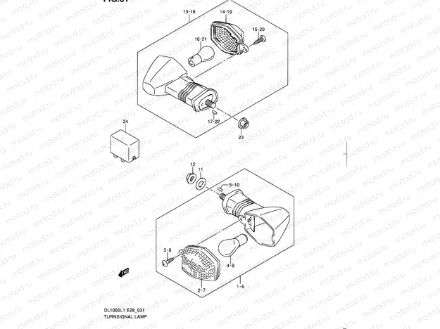 31 - TURNSIGNAL LAMP