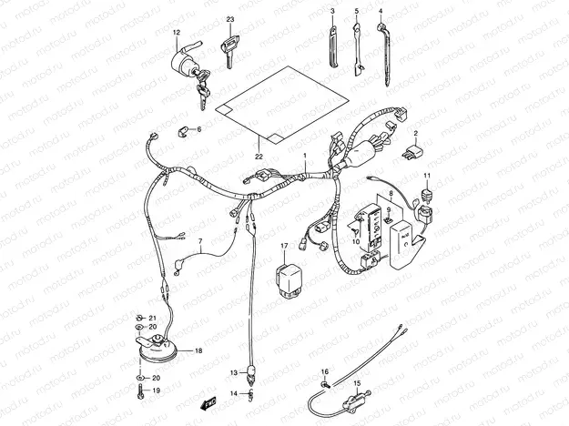 31 - WIRING HARNESS (MODEL N/P/R/S)
