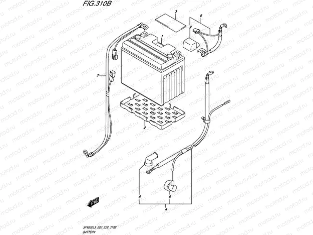 310B - BATTERY (SFV650L5 E28)