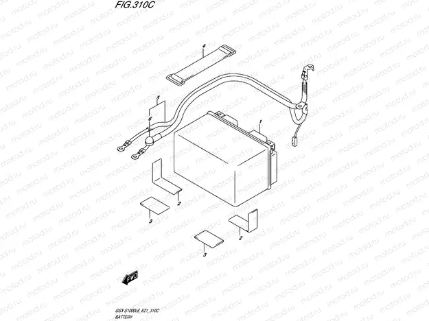 310C - BATTERY (GSX-S1000AL6 E21)
