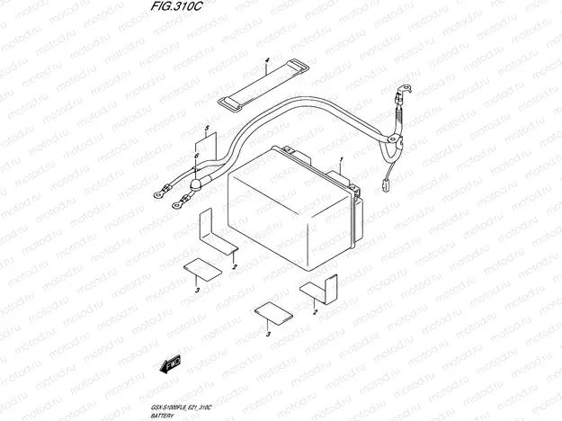 310C - BATTERY (GSX-S1000FAL6 E21)