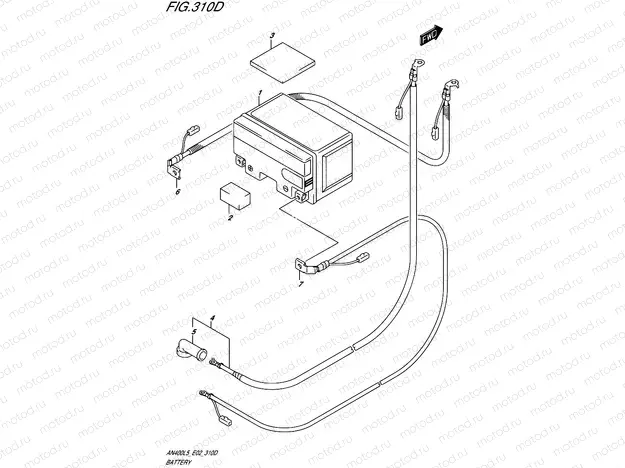 310D - BATTERY (AN400ZAL5 E02)