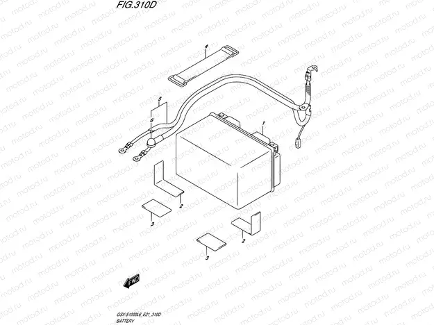 310D - BATTERY (GSX-S1000AUFL6 E21)
