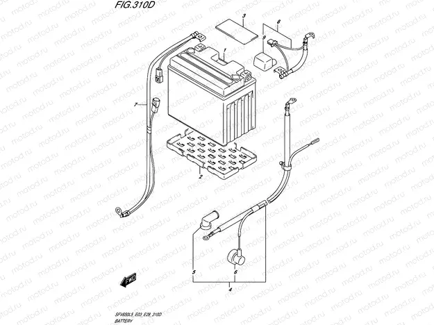310D - BATTERY (SFV650AL5 E28)