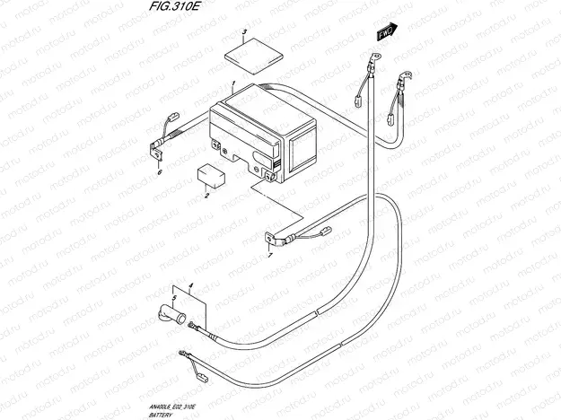 310E - BATTERY (AN400ZAL6 E19)