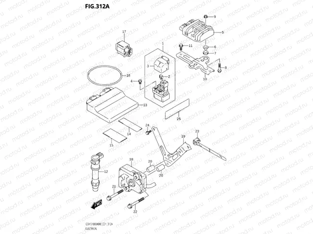 312A - ELECTRICAL (GSX-S1000A,GSX-S1000ZA)