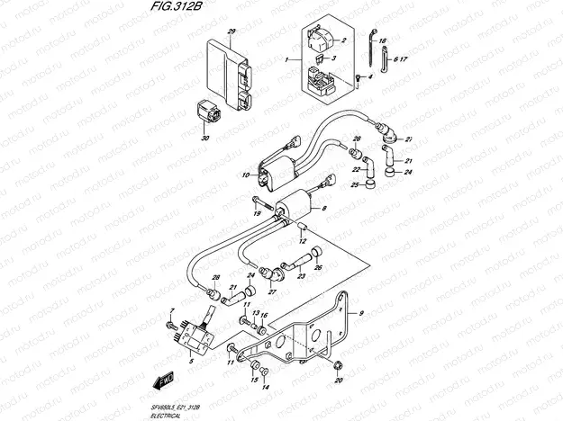 312B - ELECTRICAL (SFV650AL5 E21)