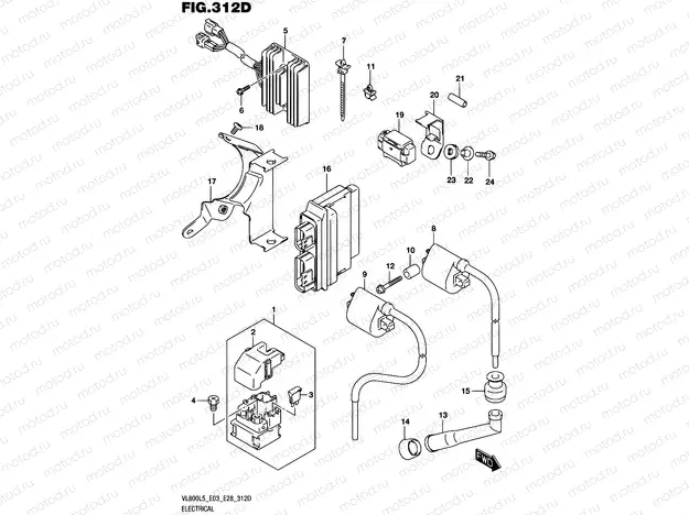 312D - ELECTRICAL (VL800TL5 E28)