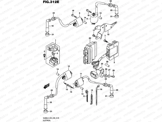 312E - ELECTRICAL (VL800TL5 E33)