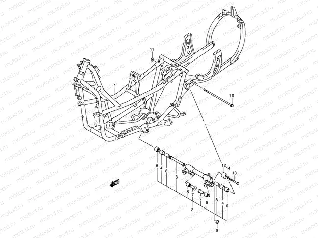 31A - FRAME (MODEL K1/K2)