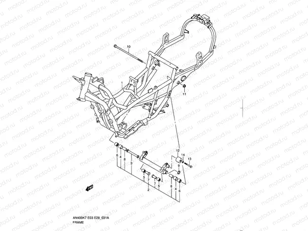 31A - FRAME (MODEL L0)