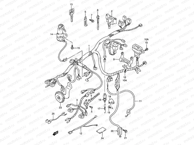 31A - WIRING HARNESS (MODEL S/T/V/W)