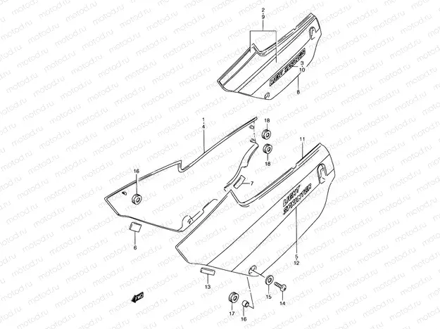 31B - FRAME COVER (MODEL M)