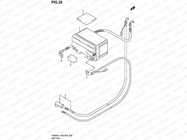 32 - BATTERY (AN400L1 E03)