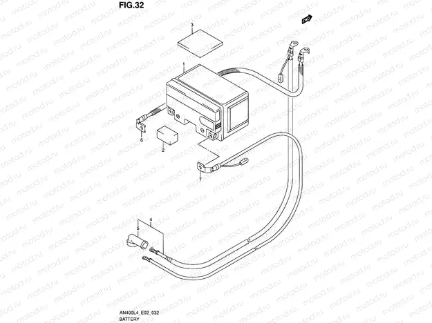 32 - BATTERY (AN400L4 E19)