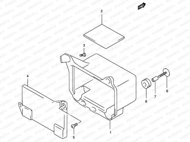 32 - BATTERY HOLDER
