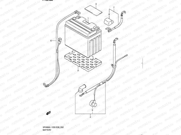 32 - BATTERY (SFV650AL1 E28)