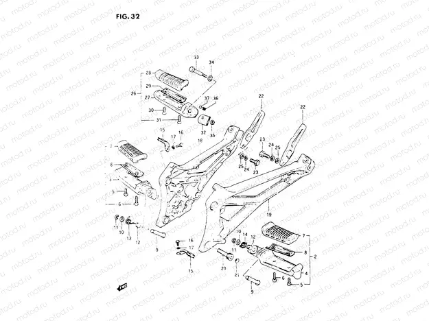 32 - FOOTREST