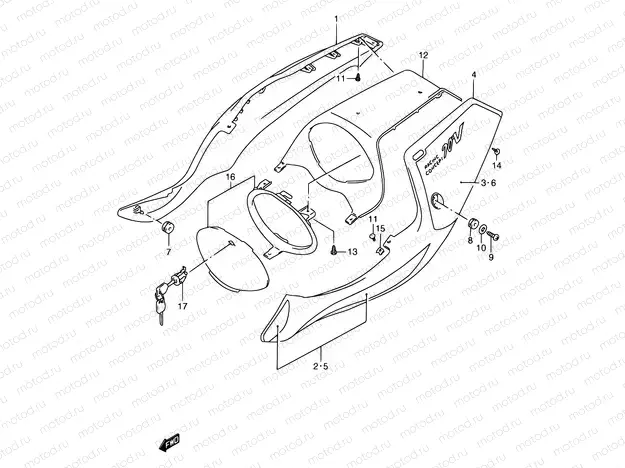 32 - FRAME COVER (FOR F9H,F9J)