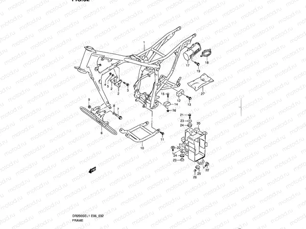32 - FRAME (DR200SEL1 E24)