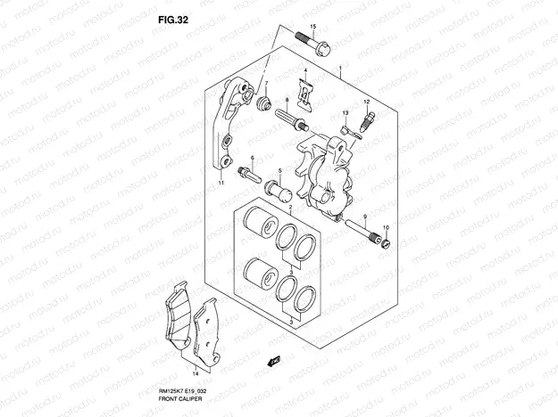 32 - FRONT CALIPER