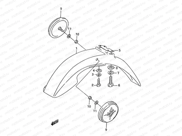 32 - FRONT FENDER