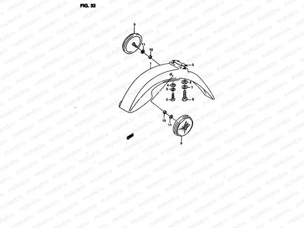 32 - FRONT FENDER