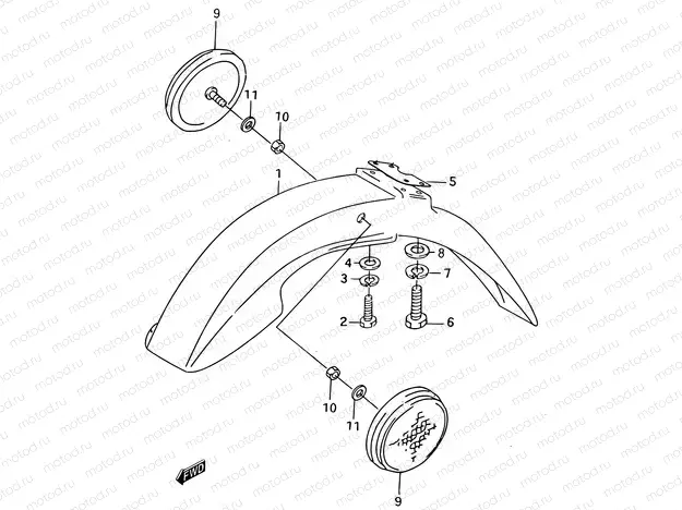 32 - FRONT FENDER