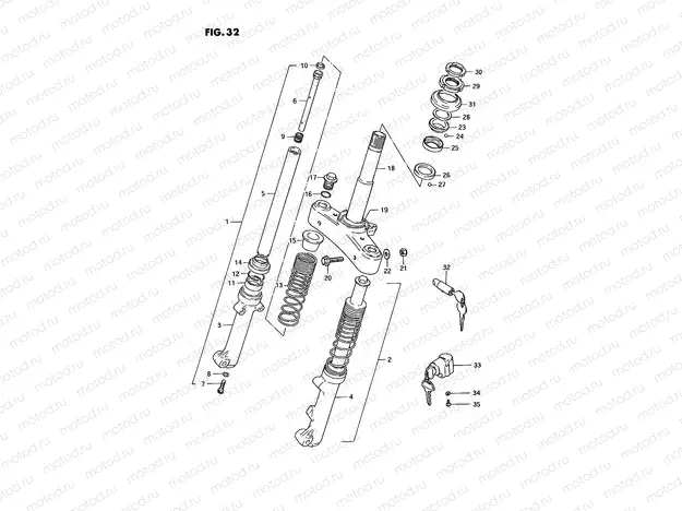 32 - FRONT FORK