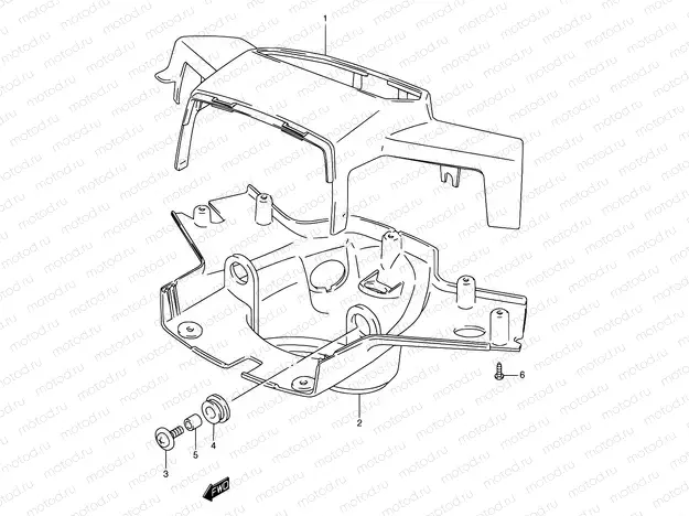 32 - HANDLE COVER (MODEL M)